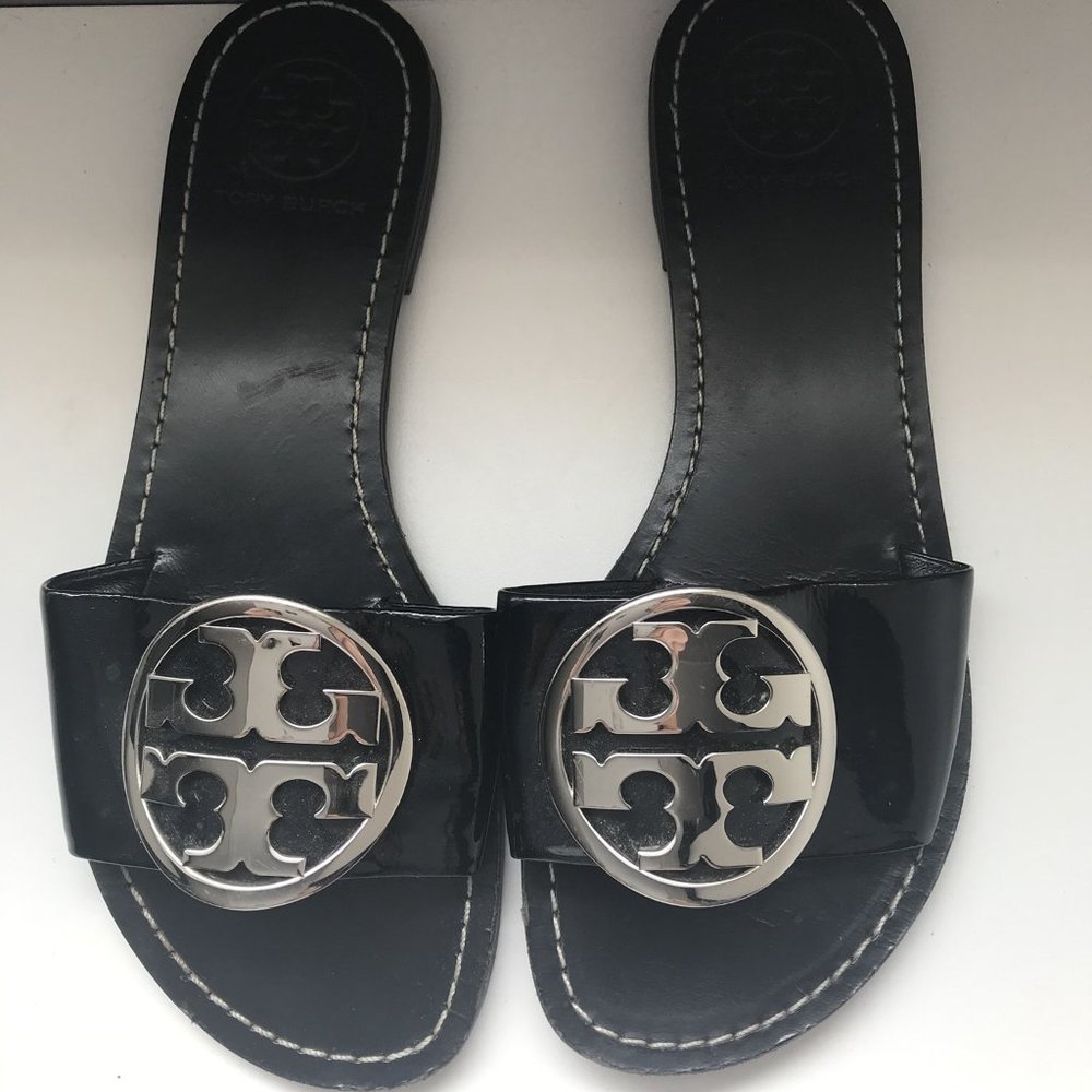 Tory Burch Grania Slides, size 5.5